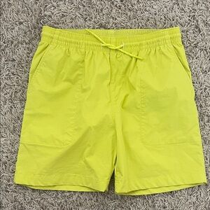 Boys Neon Yellow Shorts
